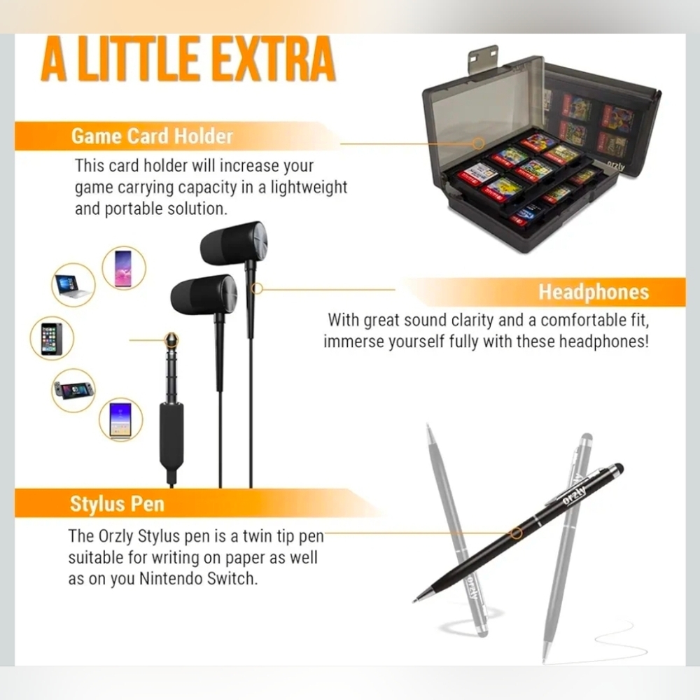 Accessories Pack For Nintendo Switch - Picture 7 of 10